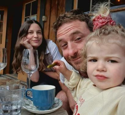 Smokie June O'Gorman with her parents Dean O’Gorman and Sarah Wilson.